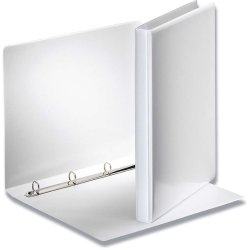 Esselte A4 Ringbind Panorama - Hvid - 4-O-ringe - rygbredde 30mm