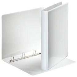 Esselte A4 Ringbind Panorama - Hvid - 4-D-ringe - rygbredde 44mm