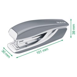 Leitz WOW NeXXt mini hftemaskine i rd til 10 ark