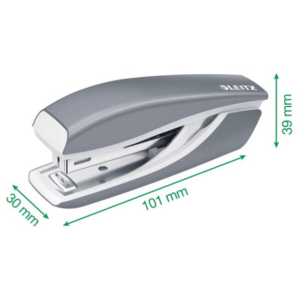 Leitz WOW NeXXt mini hftemaskine i rd til 10 ark