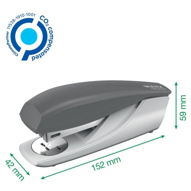 Leitz NeXXt hftemaskine i bl - til 30 ark - af 94% Recycled plast