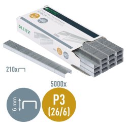 Leitz Hfteklammer - 26/6 - ekstra kraftige - hfter op til 30 ark - 5000 stk.