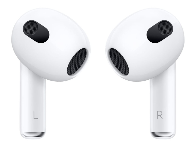 klassisk ledig stilling medaljevinder Apple AirPods (3rd generation) - Ægte trådløse øretelefoner - Hvid -  Headsets og In ear - GREENOFF