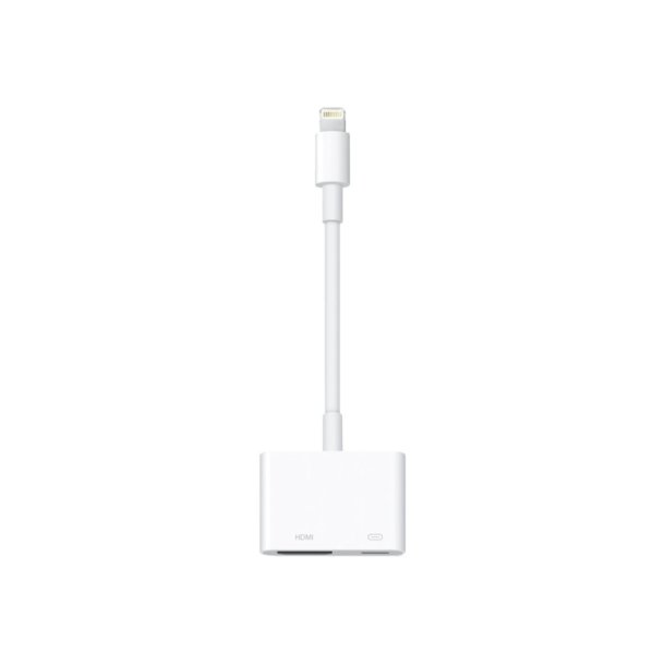 Apple Lightning Digital AV Adapter - Lightning-kabel - Lightning han til HDMI, Lightning hun - hvid