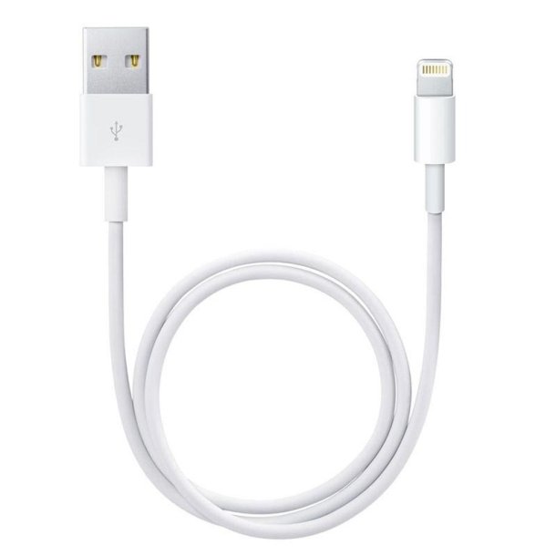Apple Lightning-kabel - Lightning han til USB han - 50 cm - til iPad/iPhone/iPod (Lightning)