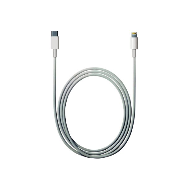 Apple Lightning kabel - USB-C til Lightning - 1m - hvid