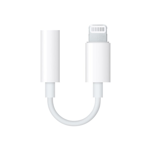 Apple Lightning til 3.5 mm Headphone - Jack Adapter Lightning til hovedtelefon jackstik adapter