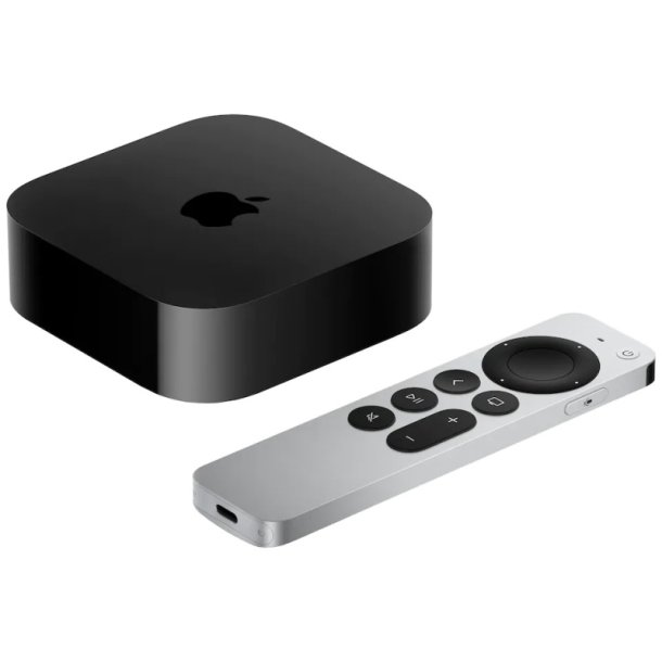 Apple TV(Wi-Fi) - 3. generation - AV-afspiller - 64GB/-UHD (2160p)