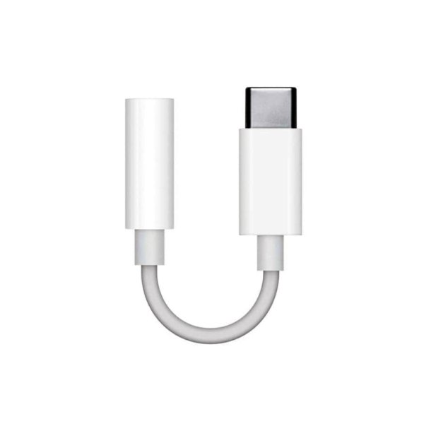 Apple USB-C kabel - UBC-C til 3,5 mm Jackstik - hvid
