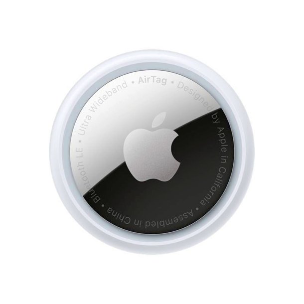 Apple AirTag - Bluetooth tracker - Hvid/slv