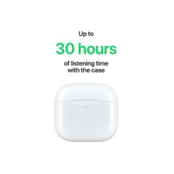 Apple AirPods 2024 - 4. Generation - USB-C - med charging case - hvid