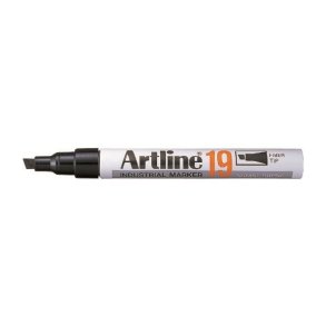 Artline permanent industri Marker 19 - skr chisel Spids - 2,0-5,0 mm - sort