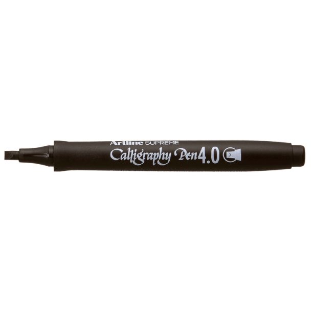 Artline Supreme Kalligrafi pen - fiber Spids - 4,0 mm - sort