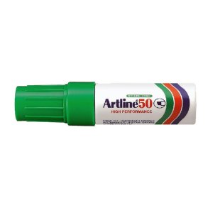 Artline permanent Marker 50 - skr� chisel Spids - 3,0-6,0 mm - gr�n