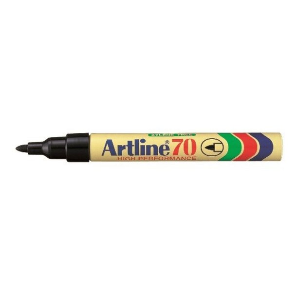 Artline permanent Marker 70 - rund Spids - 1,5 mm - sort