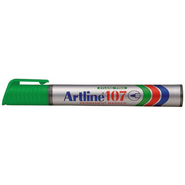 Artline Permanent Marker 107 - rund Spids - 1,5 mm - grn