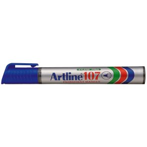 Artline Permanent Marker 107 - rund Spids - 1,5 mm - bl�