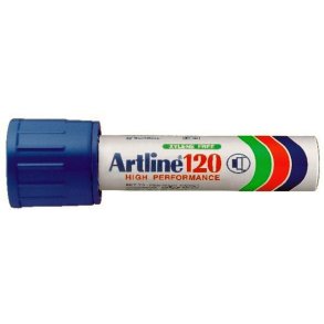 Artline permanent marker 120 - rund Spids - 20,0 mm - bl�