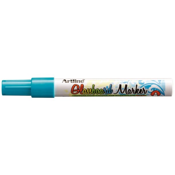 Artline Glastavle marker - rund fiber Spids - 2,0 mm - lysebl