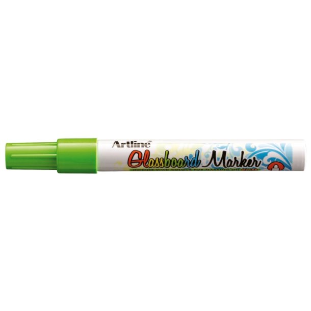 Artline Glastavle marker - rund fiber Spids - 2,0 mm - FL. Grn