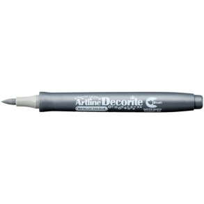 Artline Decorite brush - uden Xylon - brste Spids - slv