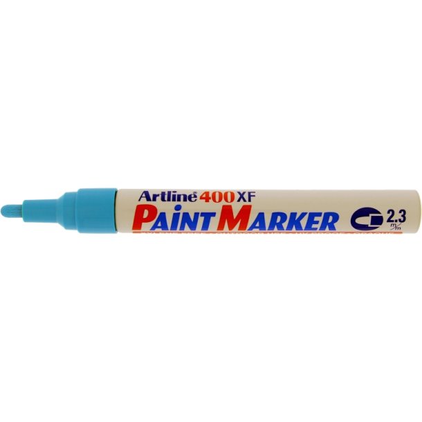 Artline permanent Paint Marker 400XF - rund Spids - 2,3 mm - lysebl