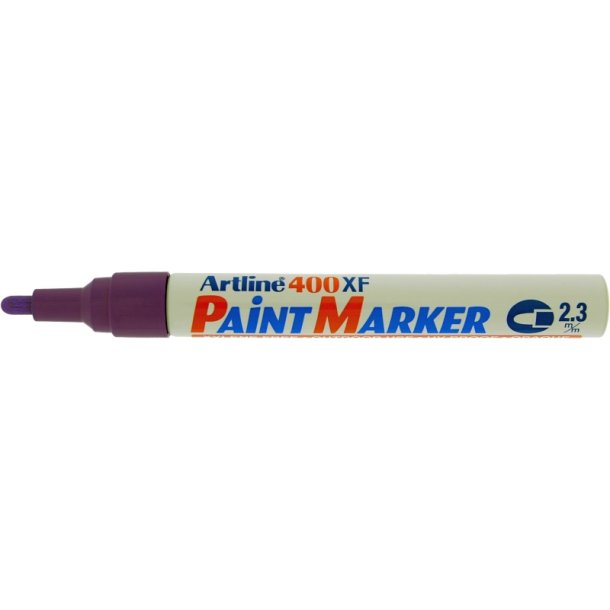 Artline permanent Paint Marker 400XF - rund Spids - 2,3 mm - lilla