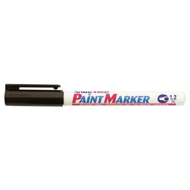 Artline permanent Paint Marker 440XF - rund Spids - 1,2 mm - sort