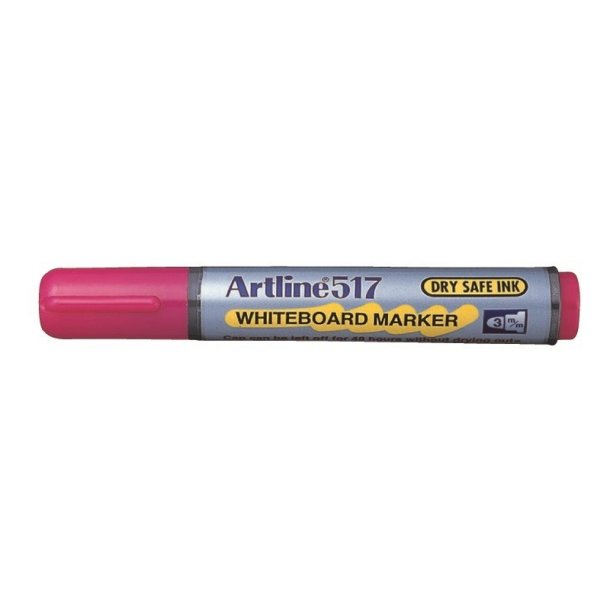 Artline Whiteboard Pen 517 - rund Spids - 3,0 mm - pink