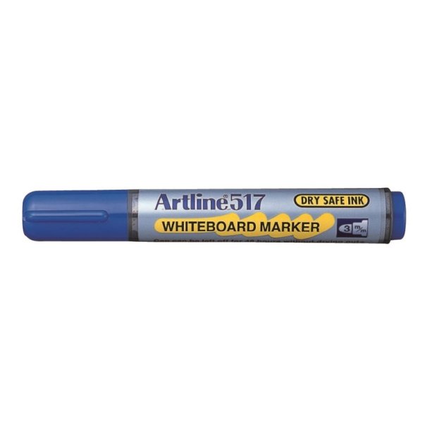 Artline Whiteboard Pen 517 - rund Spids - 3,0 mm - bl