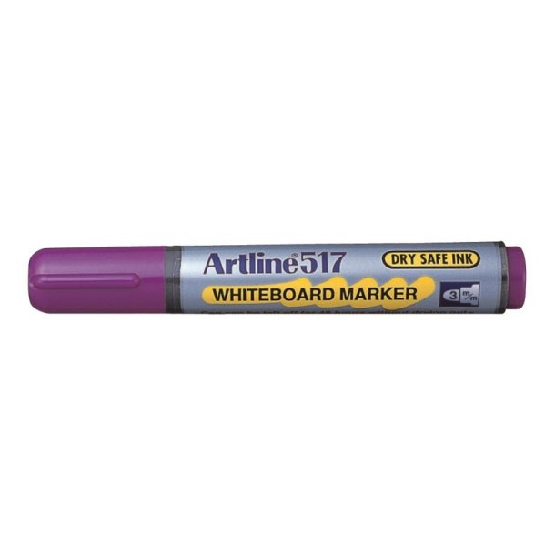 Artline Whiteboard Pen 517 - rund Spids - 3,0 mm - lilla