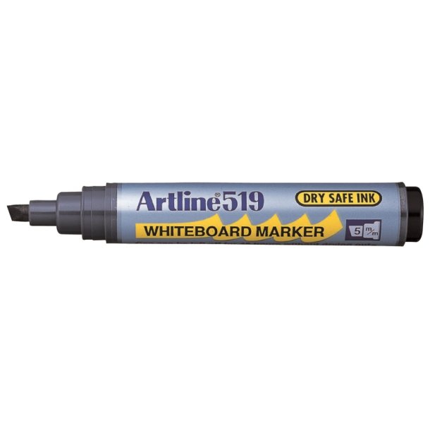 Artline Whiteboard Pen 519 - chisel Spids - 2,0-5,0 mm - sort