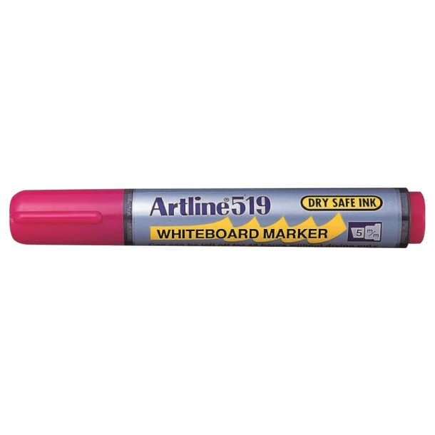 Artline Whiteboard Pen 519 - chisel Spids - 2,0-5,0 mm - pink