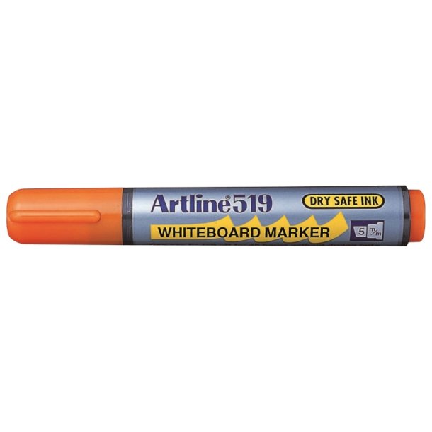 Artline Whiteboard Pen 519 - chisel Spids - 2,0-5,0 mm - orange