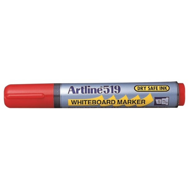 Artline Whiteboard Pen 519 - chisel Spids - 2,0-5,0 mm - rd