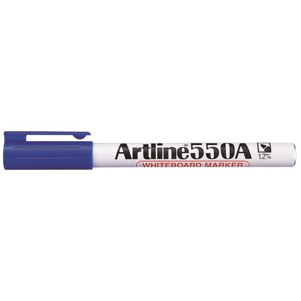 Artline Whiteboard Pen 550A - rund Spids - 1,2 mm - bl