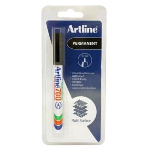 Artline permanent Marker 700 - rund Spids - 0,7 mm - sort - Blister Pack