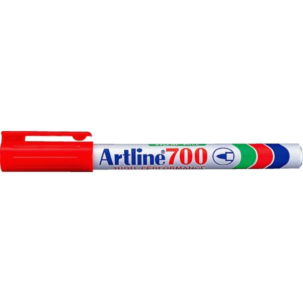 Artline permanent Marker 700 - rund Spids - 0,7 mm - rd