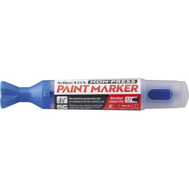 Artline Paint Marker 437A - rund Spids - 2,3 mm - bl�