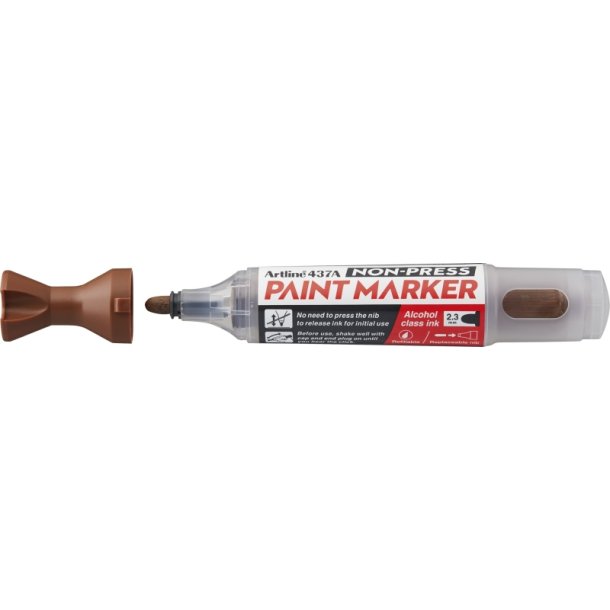 Artline Paint Marker 437A - rund Spids - 2,3 mm - Brun
