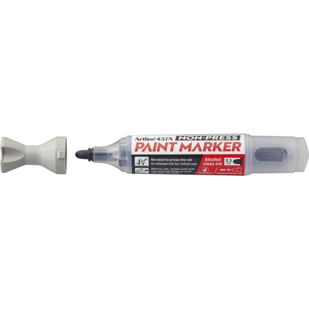 Artline Paint Marker 437A - rund Spids - 2,3 mm - gr�