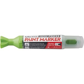 Artline Paint Marker 437A - rund Spids - 2,3 mm - gr�n/gul