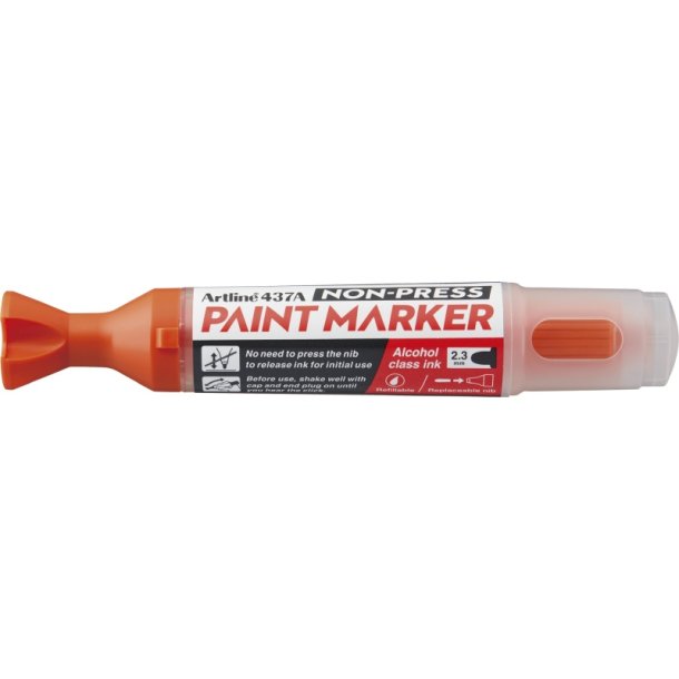 Artline Paint Marker 437A - rund Spids - 2,3 mm - orange