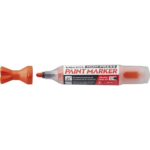 Artline Paint Marker 437A - rund Spids - 2,3 mm - orange