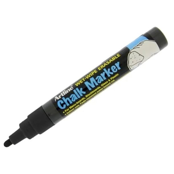 Artline Kridt marker EPW-4 - rund Spids - 4 mm - Sort