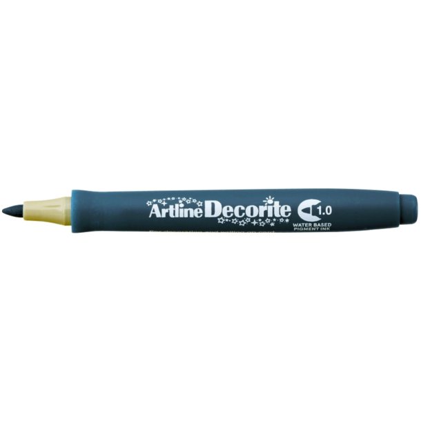 Artline Decorite brush - brste Spids - 1,0 mm - Bl