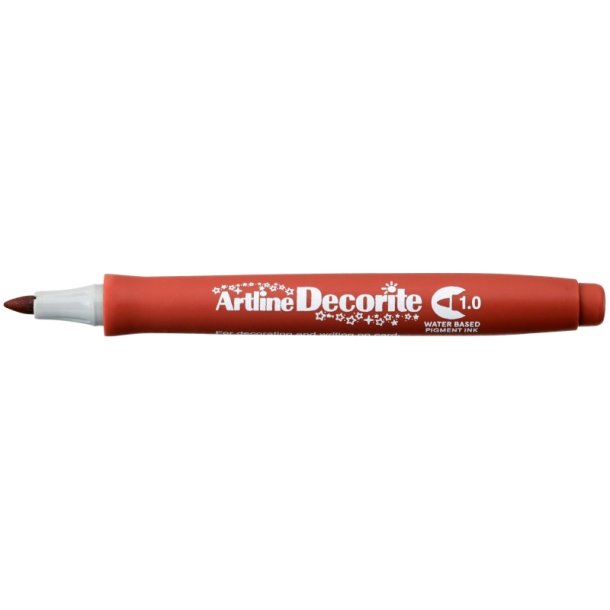 Artline Decorite brush - brste Spids - 1,0 mm - Brun