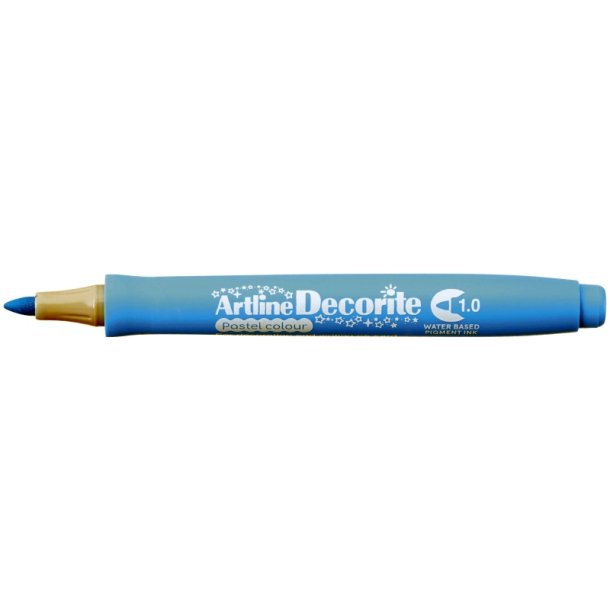 Artline Decorite brush - brste Spids - 1,0 mm - pastel Bl