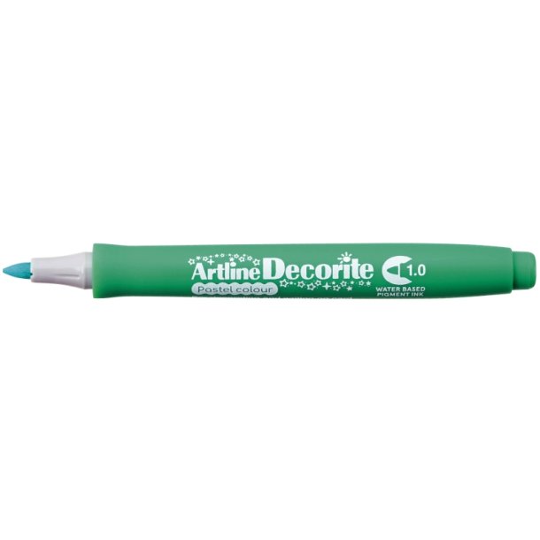 Artline Decorite brush - brste Spids - 1,0 mm - pastel green