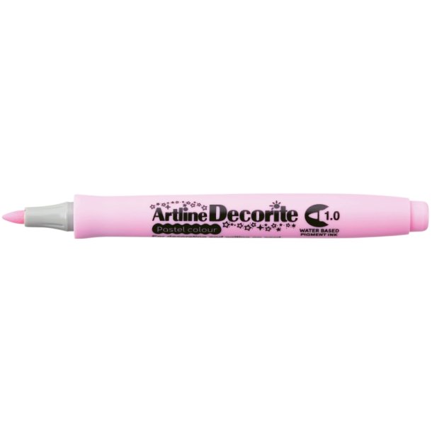 Artline Decorite brush - brste Spids - 1,0 mm - pastel pink